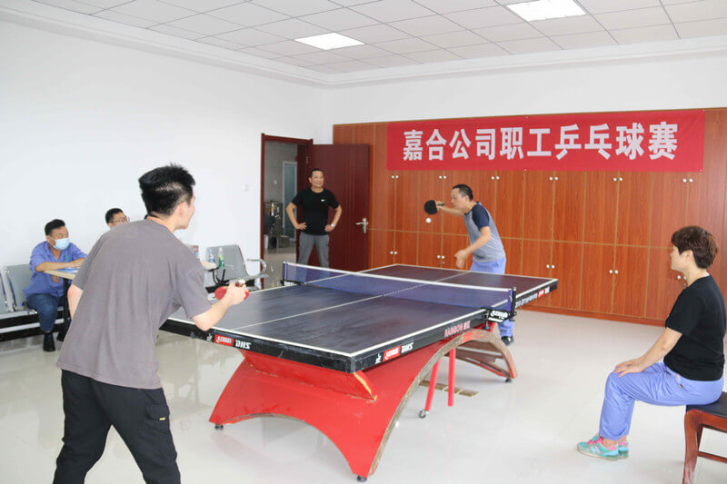 公司工会举办职工乒乓球赛庆国庆